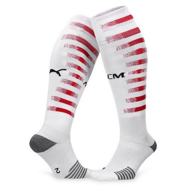 Calcetines AC Milan Replica Segunda Ropa 2020/21 Blanco